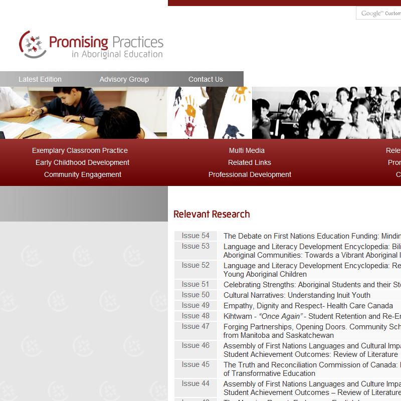 Website: Educating Aboriginal Students