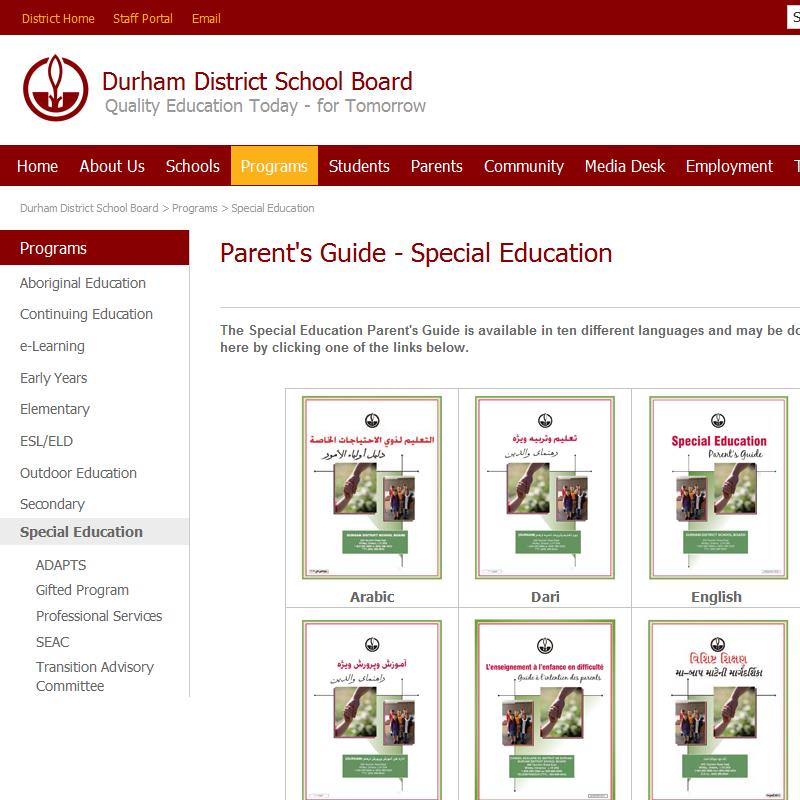 Parent's Guide - Special Education
