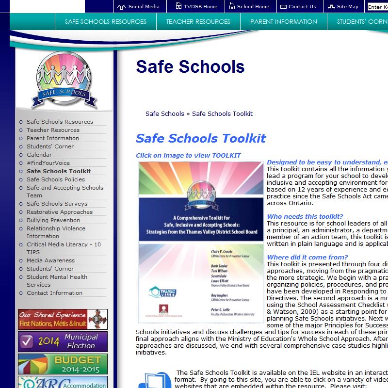 Safe Schools Toolkit